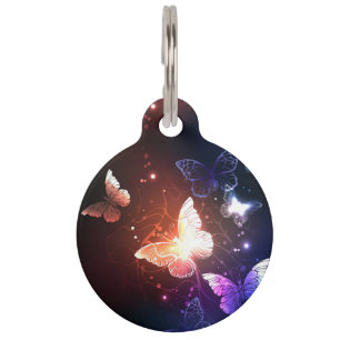 Médaillon Pour Animaux Clowing Night Butterflies