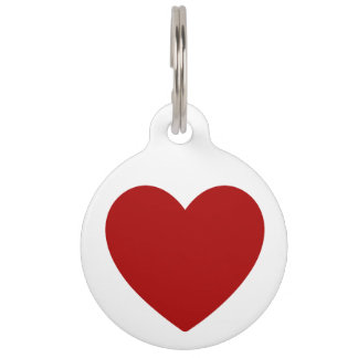 Médaillon Pour Animaux Coeur