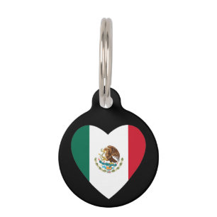 Médaillon Pour Animaux Coeur mexicain