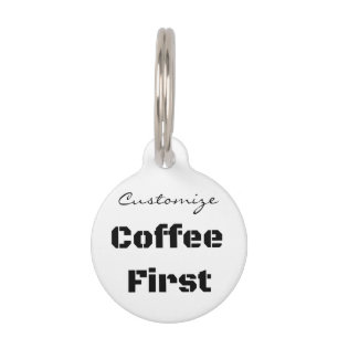 Médaillon Pour Animaux Coffee First Thunder_Cove