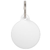 Médaillon Pour Animaux Collier pour chien Cockapoo de Londres | Étiquette (Dos)