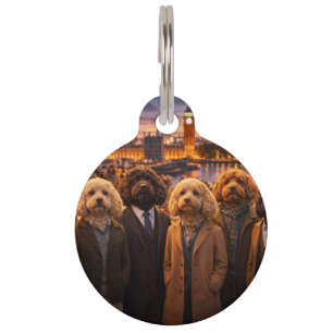 Médaillon Pour Animaux Collier pour chien Cockapoo de Londres Étiquette
