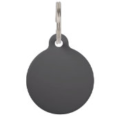 Médaillon Pour Animaux Collier pour chien Coqapoo noir | Coqapoo gentlema (Dos)
