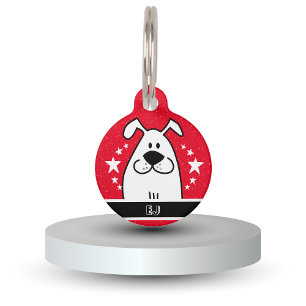 Médaillon Pour Animaux Conception personnalisée de Doodle de chien mignon