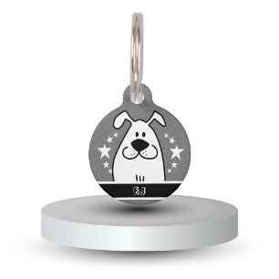 Médaillon Pour Animaux Conception personnalisée de Doodle de chien mignon