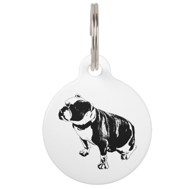 Médaillon Pour Animaux Connu en attendant (Devant)