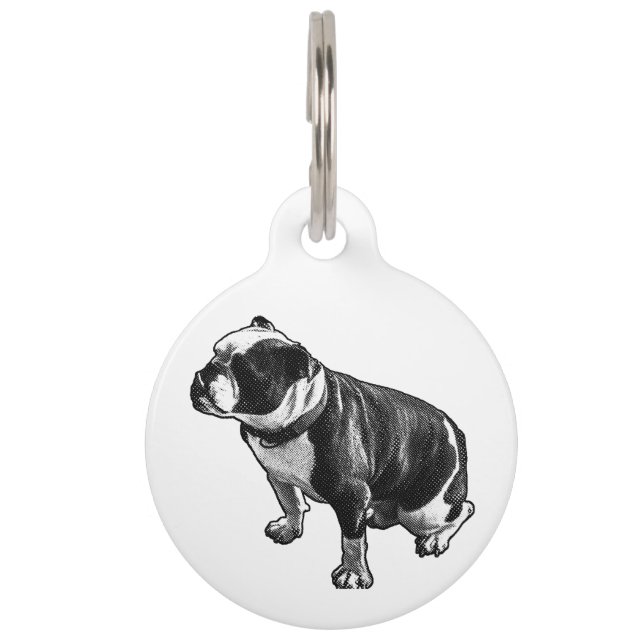 Médaillon Pour Animaux Connu pour son calme (Devant)