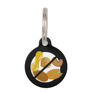 Médaillon Pour Animaux Contact de secours d'enfants d'allergie d'arachide