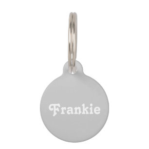 Médaillon Pour Animaux Cool Grey