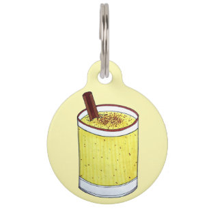 Médaillon Pour Animaux Coquito Puerto Rican Eggnog Rum Christmas Drink