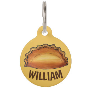 Médaillon Pour Animaux Cornish Pasty UK British Meat Pie Savoureuse