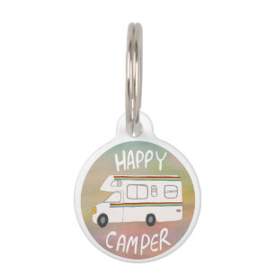 Médaillon Pour Animaux Coucher du soleil Motorhome RVing de l'arc-en-ciel