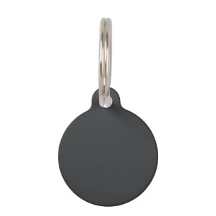Médaillon Pour Animaux Couleur intégrale Onyx