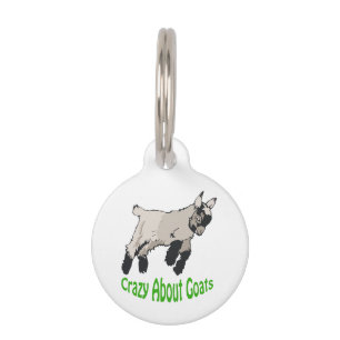 Médaillon Pour Animaux Crazy à propos des chèvres