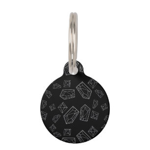 Médaillon Pour Animaux Cristaux