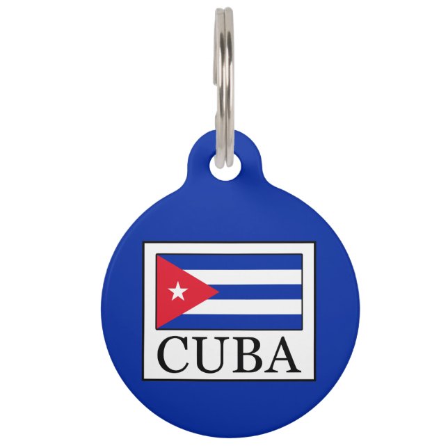 Médaillon Pour Animaux Cuba (Devant)