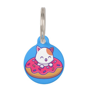 Médaillon Pour Animaux Cute chat
