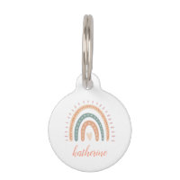 Cute Moderne Pastel Boho Arc-en-ciel