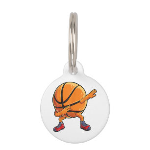 Médaillon Pour Animaux Dabbing Basketball Ball Funny Boys Hommes Femmes S