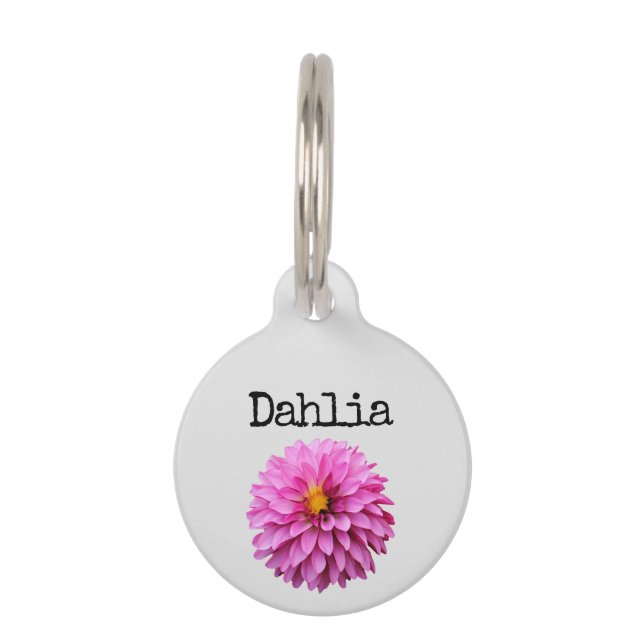 Médaillon Pour Animaux Dahlia (Devant)