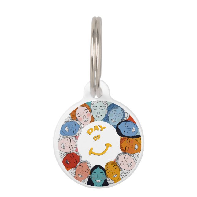 Médaillon Pour Animaux Day of Happiness  (Devant)