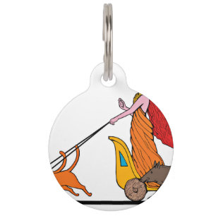 Médaillon Pour Animaux Déesse des norses de Freya