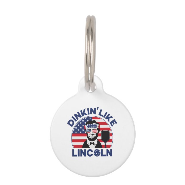 Médaillon Pour Animaux Dinkin comme Lincoln (Devant)