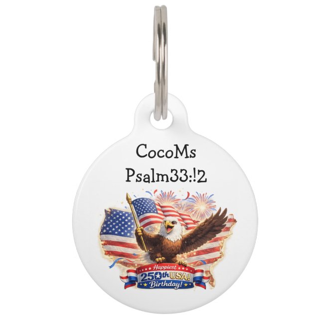 Médaillon Pour Animaux dog tag (Devant)