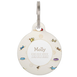 Médaillon Pour Animaux Dog Toy Land Personnalisé
