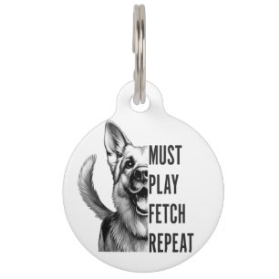 Médaillon Pour Animaux Doit Lire Récupérer Répétition - Conception Amoure
