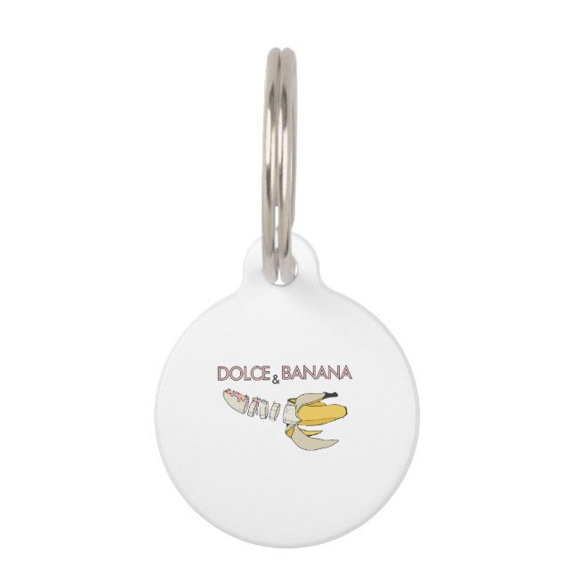 Médaillon Pour Animaux Dolce & Banana (Devant)