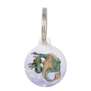 Médaillon Pour Animaux Dragon
