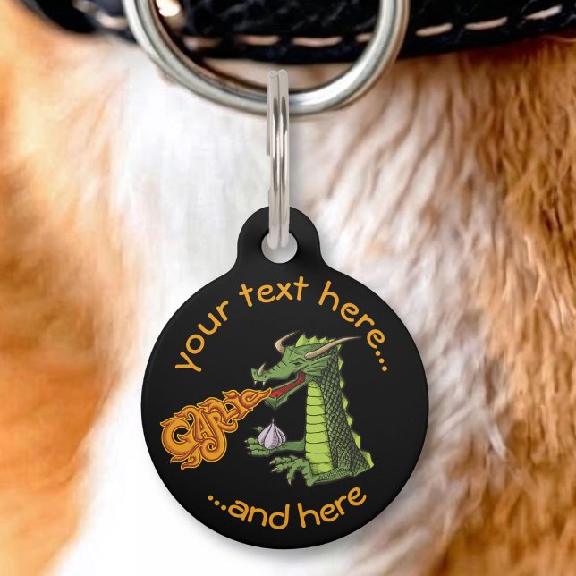 Médaillon Pour Animaux Dragon à l'ail (Créateur téléchargé)