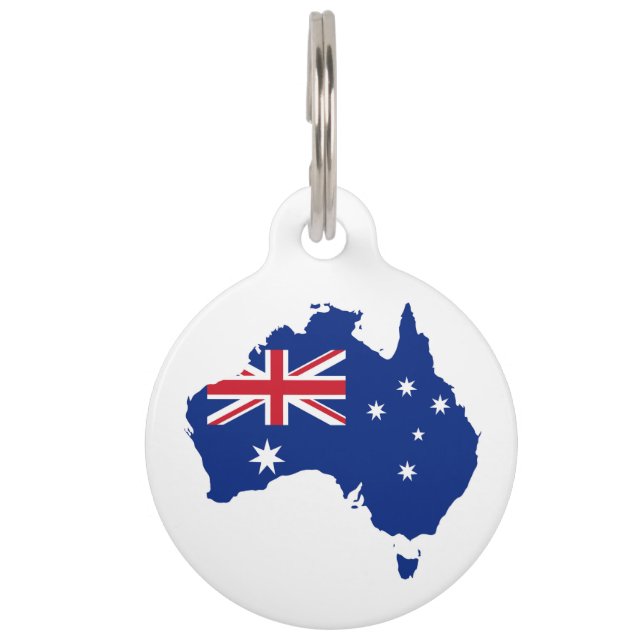 Médaillon Pour Animaux Drapeau australien (Devant)