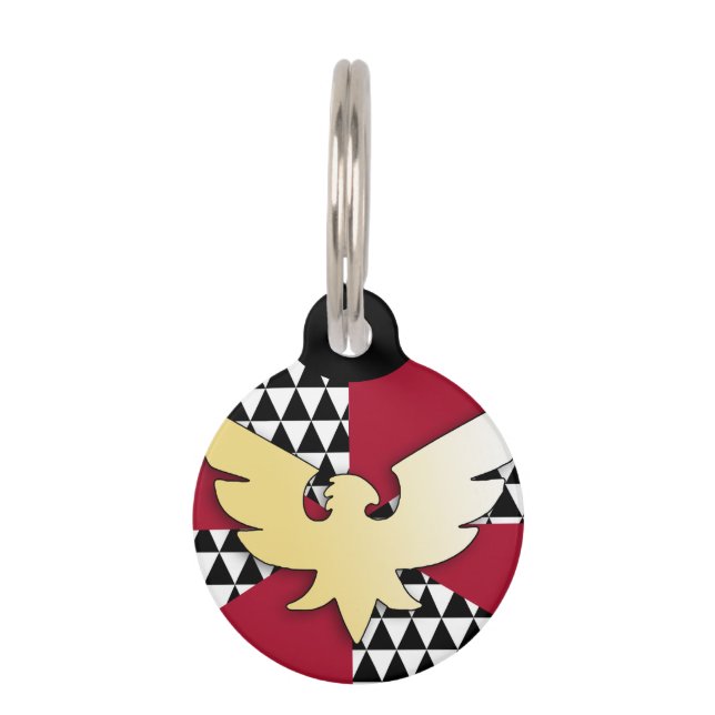 Médaillon Pour Animaux Drapeau de fierté Drag (Devant)