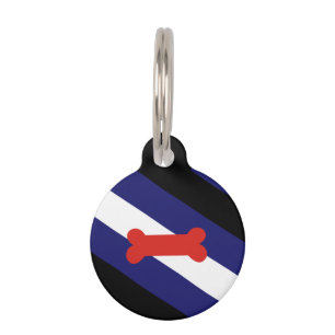 Médaillon Pour Animaux Drapeau de la fierté de jeu de chiot