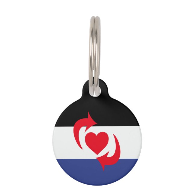 Médaillon Pour Animaux Drapeau de la fierté Switch (Devant)