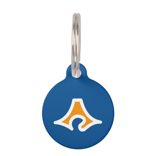 Médaillon Pour Animaux Drapeau de la préfecture de Shizuoka, Japon (Devant)