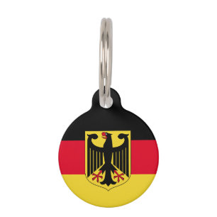 Médaillon Pour Animaux Drapeau de l'Allemagne