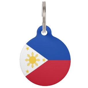 Médaillon Pour Animaux drapeau des Philippines