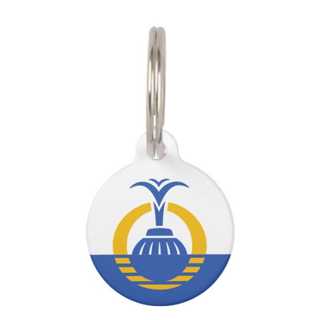 Médaillon Pour Animaux Drapeau d'Orlando, Floride (Devant)