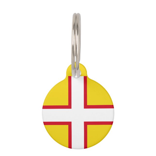 Médaillon Pour Animaux Drapeau du Dorset (Dos)
