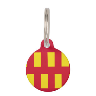 Médaillon Pour Animaux Drapeau du Northumberland