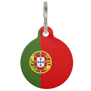 Médaillon Pour Animaux Drapeau du Portugal