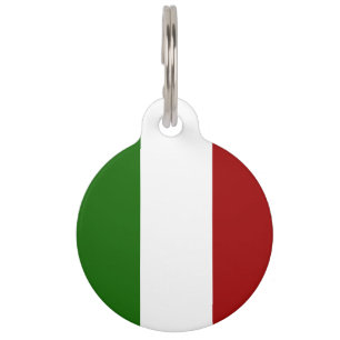 Médaillon Pour Animaux drapeau-emblème italien