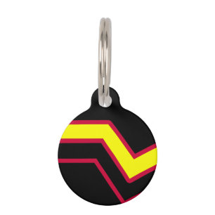 Médaillon Pour Animaux Drapeau en caoutchouc / Fierté en latex