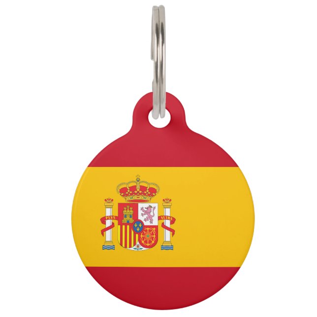 Médaillon Pour Animaux Drapeau espagnol (Devant)