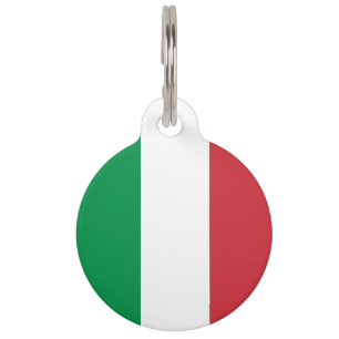 Médaillon Pour Animaux Drapeau italien