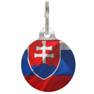 Médaillon Pour Animaux drapeau-slovaque-armoiries