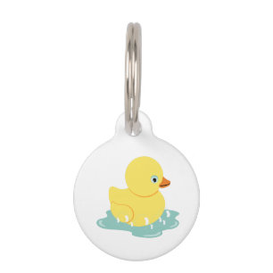 Médaillon Pour Animaux Duckie en caoutchouc